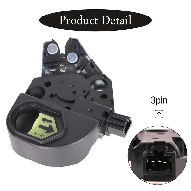 PMFCA TPower Trunk Lock Latch Compatible with 2013-2015 Honda Civic Replace ZC581SB - Image 5